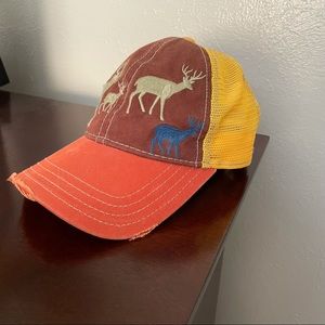 Hype deer destroyed trucker hat
